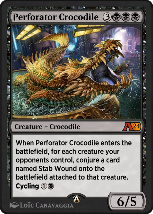 Perforator Crocodile (YMKM-011) - Alchemy: Murders at Karlov Manor