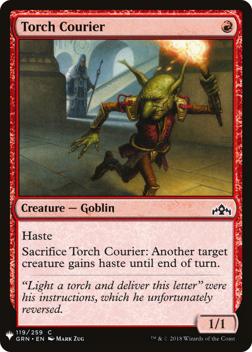 Torch Courier (LIST-GRN-119) - The List