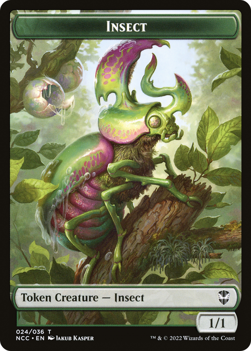 Insect (TNCC-024) - New Capenna Commander Tokens