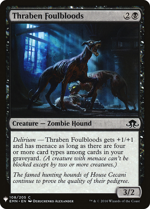 Thraben Foulbloods (LIST-EMN-108) - The List