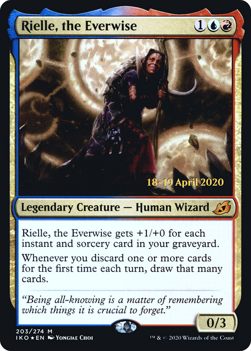 Rielle, the Everwise (PRE-203S) - Ikoria: Lair of Behemoths Promos Foil