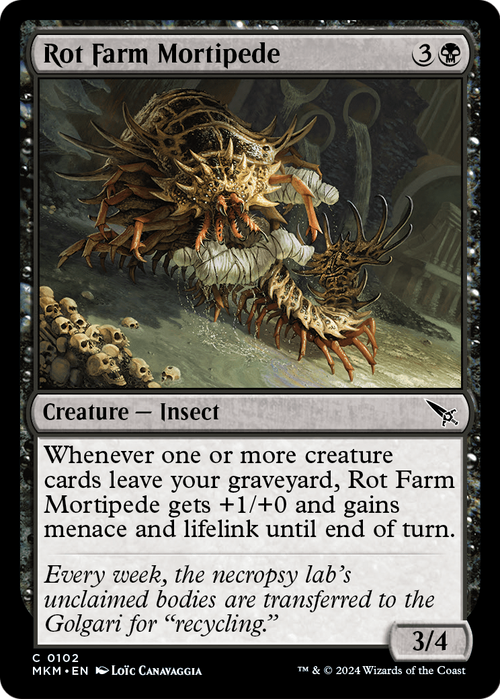 Rot Farm Mortipede (MKM-102) - Murders at Karlov Manor Foil