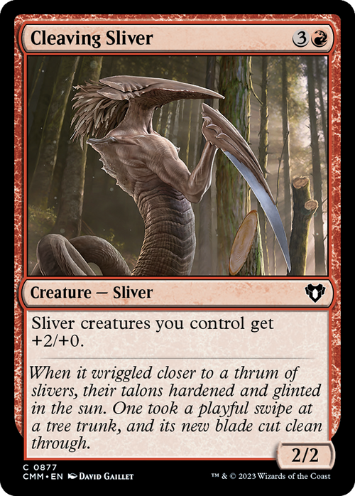 Cleaving Sliver (CMM-877) - Commander Masters