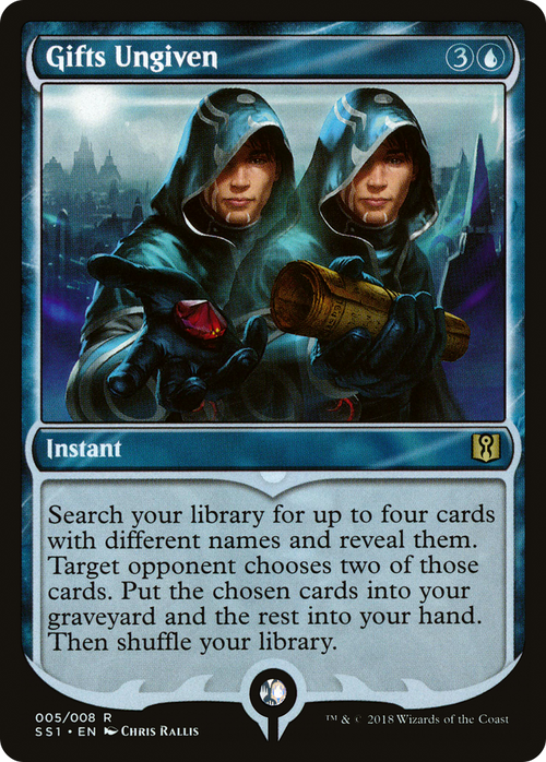 Gifts Ungiven (SS1-005) - Signature Spellbook: Jace Foil