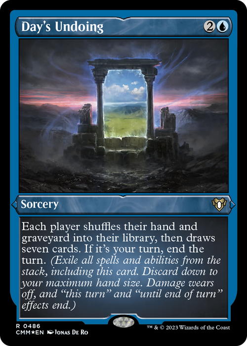 Day's Undoing (Foil Etched) (CMM-486) - Commander Masters Foil