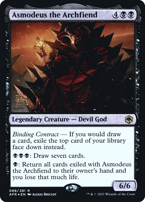 Asmodeus the Archfiend (PRE-88S) - Adventures in the Forgotten Realms Promos Foil
