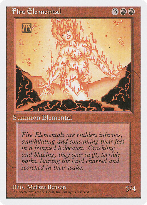 Fire Elemental (4ED-) - Fourth Edition