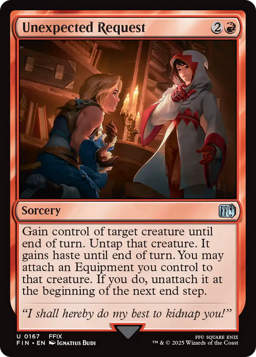 Unexpected Request (FIN-167) - FINAL FANTASY Foil