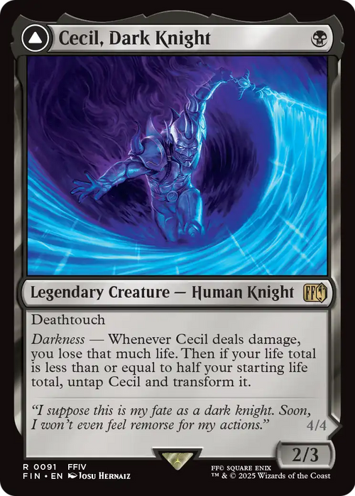 Cecil, Dark Knight (FIN-091) - FINAL FANTASY Foil