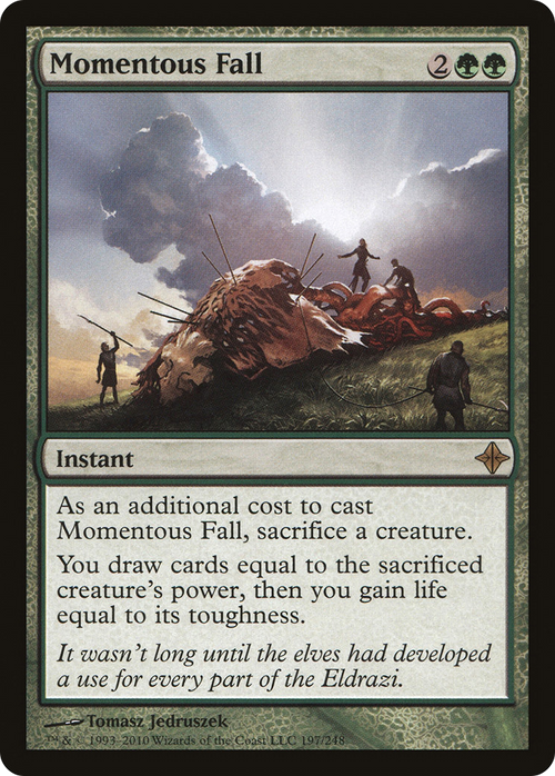 Momentous Fall (ROE-197) - Rise of the Eldrazi Foil