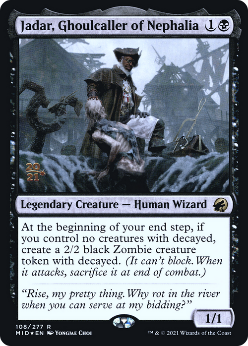 Jadar, Ghoulcaller of Nephalia (PRE-108S) - Innistrad: Midnight Hunt Promos Foil