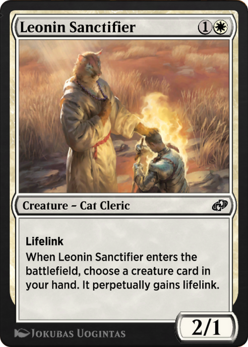 Leonin Sanctifier (J21-004) - Jumpstart: Historic Horizons