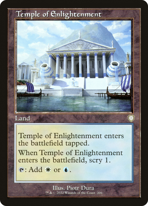 Temple of Enlightenment (Retro Frame) (BRC-206) - The Brothers' War Commander