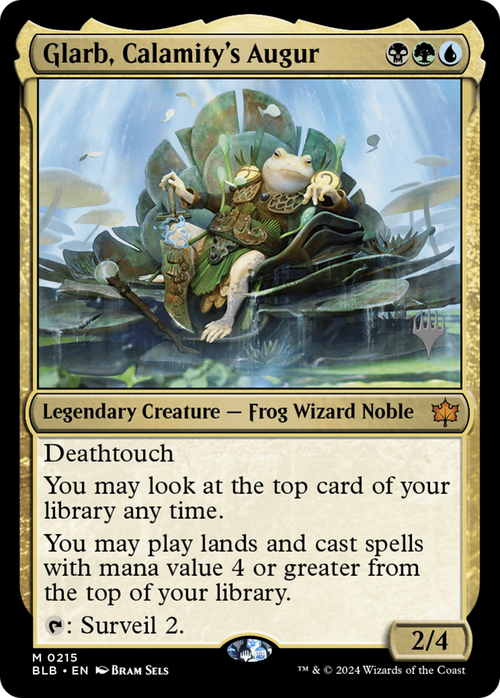Glarb, Calamity's Augur (PPBLB-215) - Bloomburrow Promos