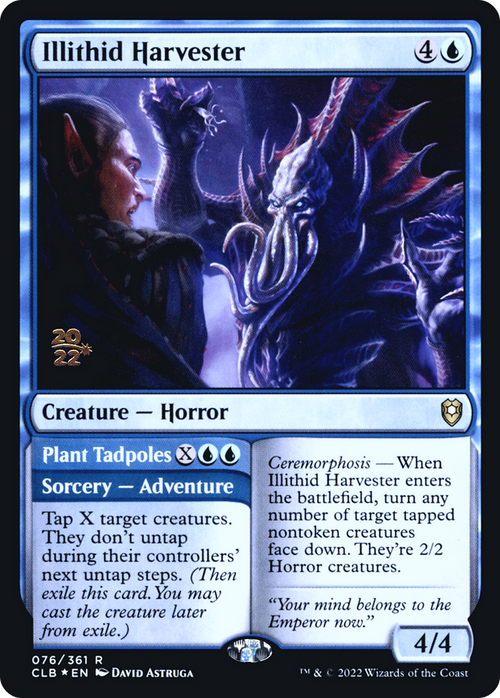 Illithid Harvester (PRE-076) - Battle for Baldur's Gate Promos Foil
