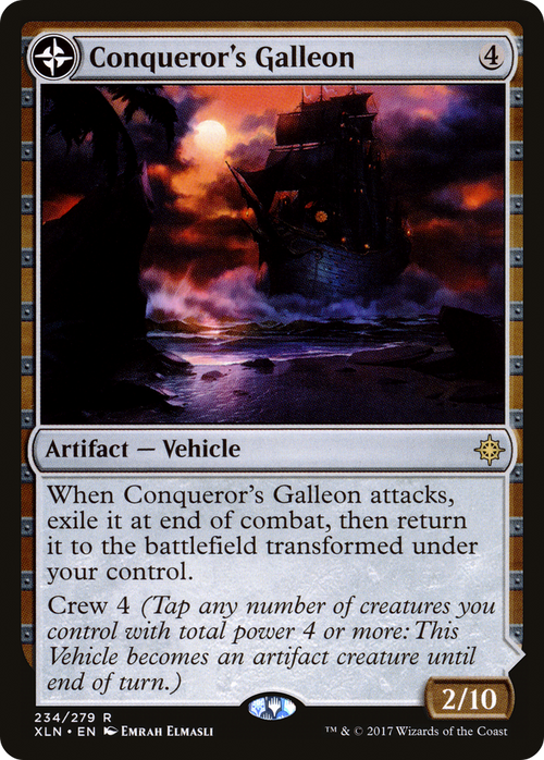 Conqueror's Galleon (XLN-234) - Ixalan: (compasslanddfc) Foil