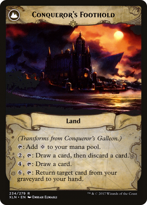 Conqueror's Galleon (XLN-234) - Ixalan: (compasslanddfc) Foil