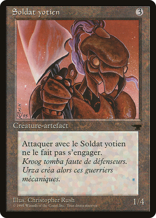 Yotian Soldier (French) - "Soldat yotien" (REN-) - Renaissance