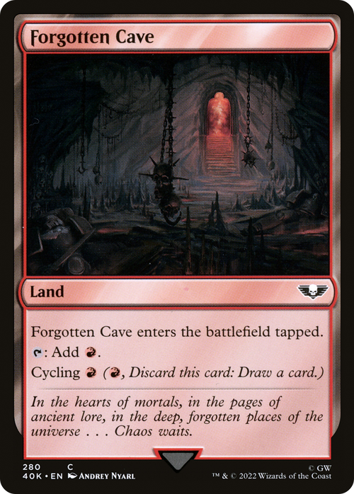Forgotten Cave (40K-280) - Warhammer 40,000 Commander