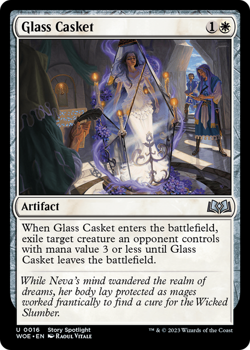Glass Casket (WOE-016) - Wilds of Eldraine Foil