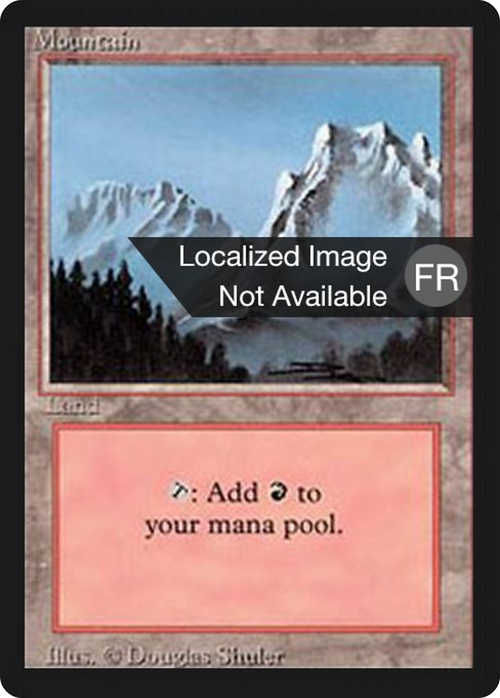 Mountain (B) (FBB-291) - Foreign Black Border