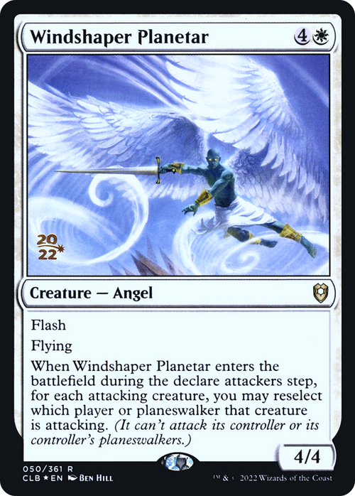 Windshaper Planetar (PRE-050) - Battle for Baldur's Gate Promos Foil