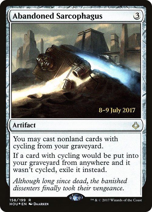 Abandoned Sarcophagus (PRE-158S) - Hour of Devastation Promos Foil