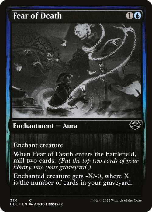 Fear of Death (DBL-326) - Innistrad: Double Feature Foil
