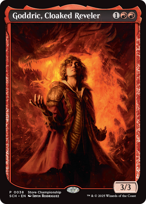 Goddric, Cloaked Reveler (GAME-038) - Game Day & Store Championship Promos