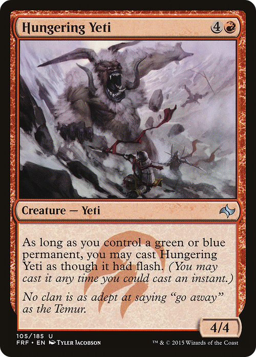 Hungering Yeti (FRF-105) - Fate Reforged
