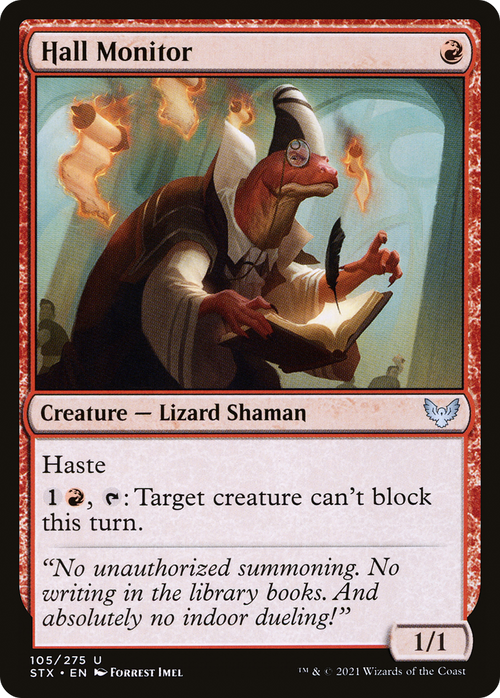 Hall Monitor (STX-105) - Strixhaven: School of Mages Foil