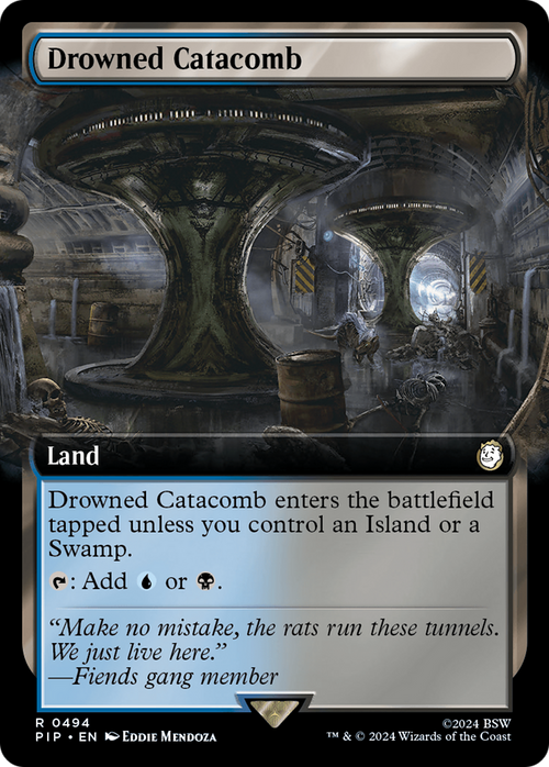Drowned Catacomb (Extended Art) (PIP-494) - Fallout: (Extended Art) Foil