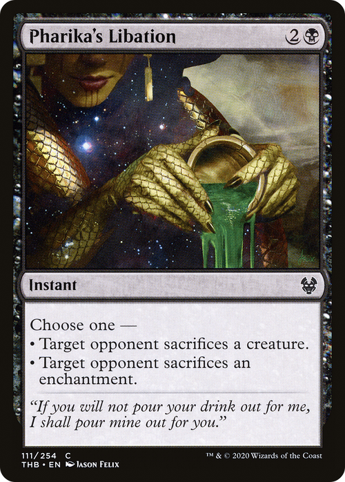 Pharika's Libation (THB-111) - Theros Beyond Death Foil