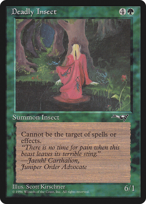 Deadly Insect (Red Robe) (ALL-065) - Alliances