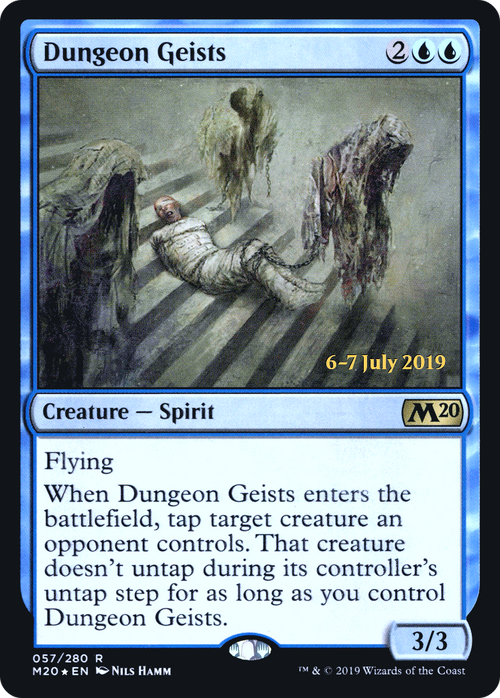 Dungeon Geists (PRE-57S) - Core Set 2020 Promos Foil