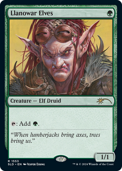 Llanowar Elves (1553) (SLD-1553) - Secret Lair Drop