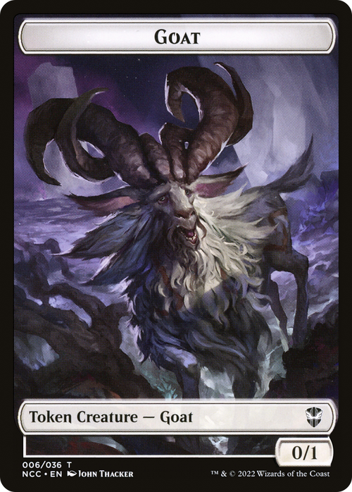 Goat (TNCC-006) - New Capenna Commander Tokens Foil