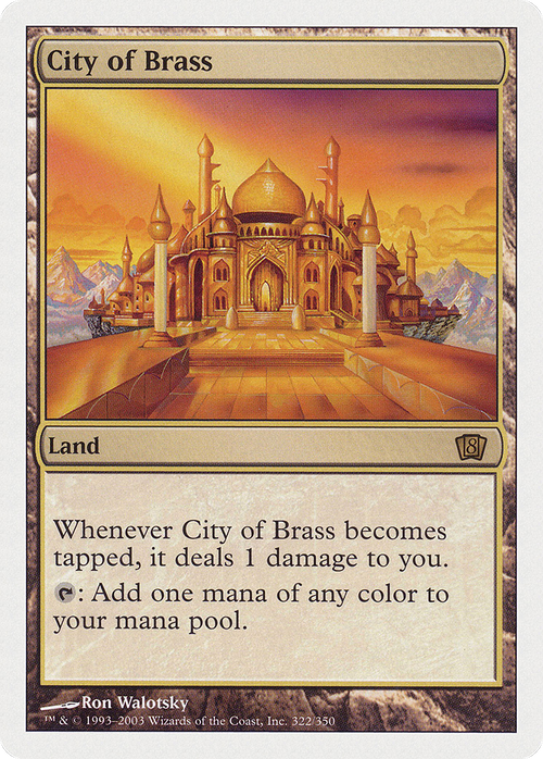 City of Brass (8ED-322) - 8th Edition Foil
