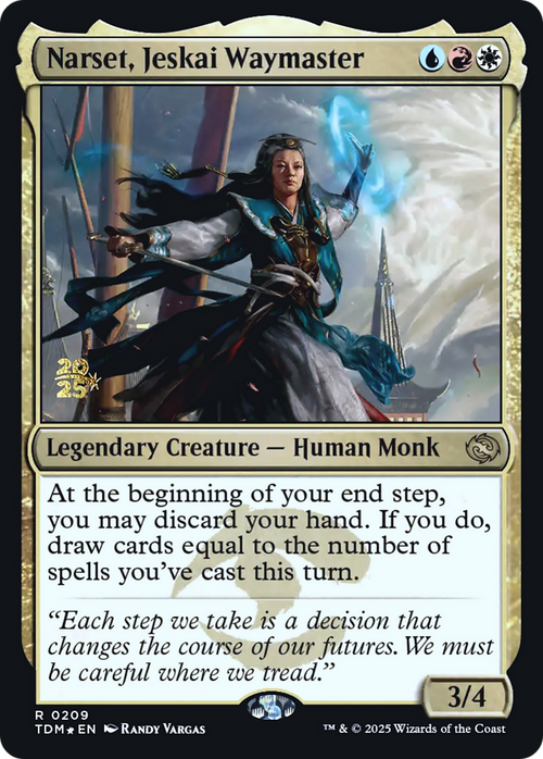 Narset, Jeskai Waymaster (PRE-209S) - Prerelease Cards Foil