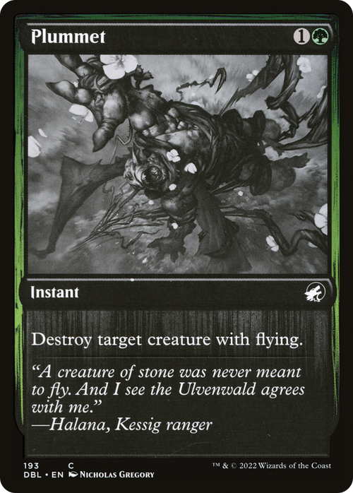 Plummet (DBL-193) - Innistrad: Double Feature Foil