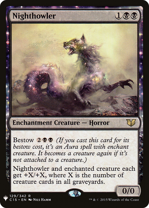 Nighthowler (LIST-C15-129) - The List: (enchantment)