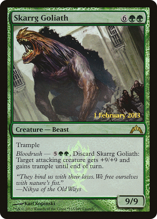 Skarrg Goliath (LARP-133★) - Gatecrash Promos Foil