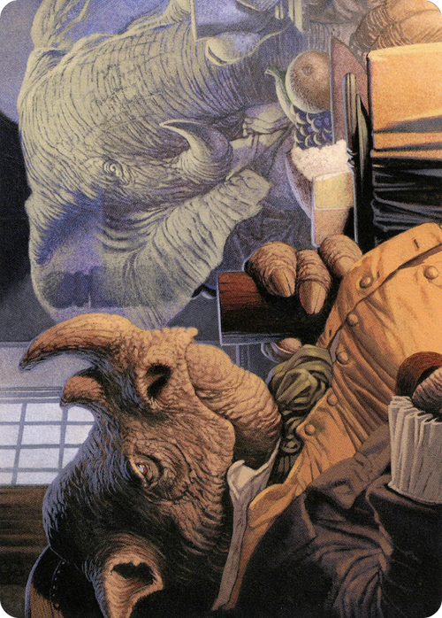 Late to Dinner // Late to Dinner (AMH2-003) - Modern Horizons 2 Art Series (Borderless)