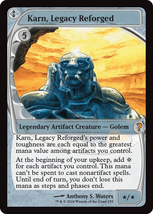 Karn, Legacy Reforged (Future Sight) (MB2-255) - Mystery Booster 2 Foil