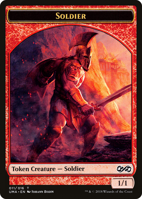 Soldier Token (UMA-011) - Ultimate Masters Tokens