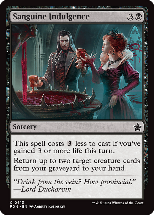 Sanguine Indulgence (FDN-613) - Foundations