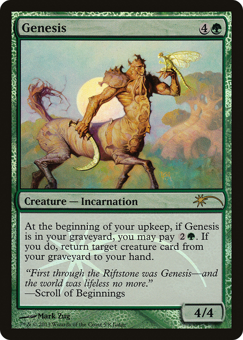 Genesis (JDG-005) - Judge Gift Cards 2013 Foil