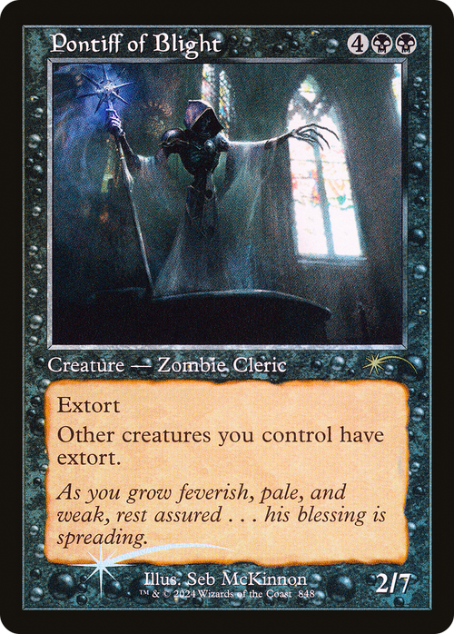 Pontiff of Blight (Retro Frame) (SLD-848) - Secret Lair Drop Foil