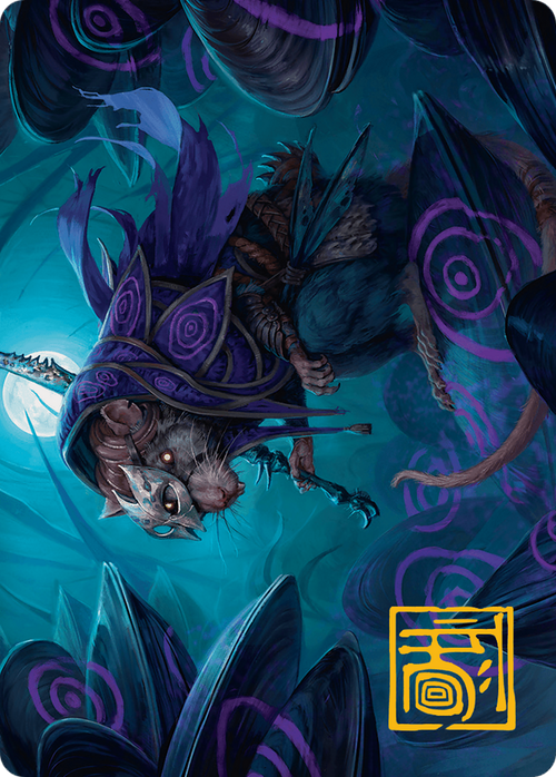 Nightwhorl Hermit // Nightwhorl Hermit (ABLB-010) - Bloomburrow Art Series (Borderless)