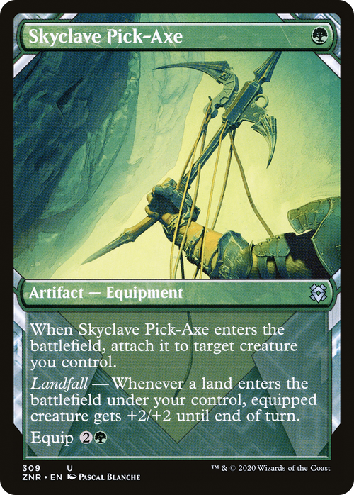 Skyclave Pick-Axe (Showcase) (ZNR-309) - Zendikar Rising: (Showcase)